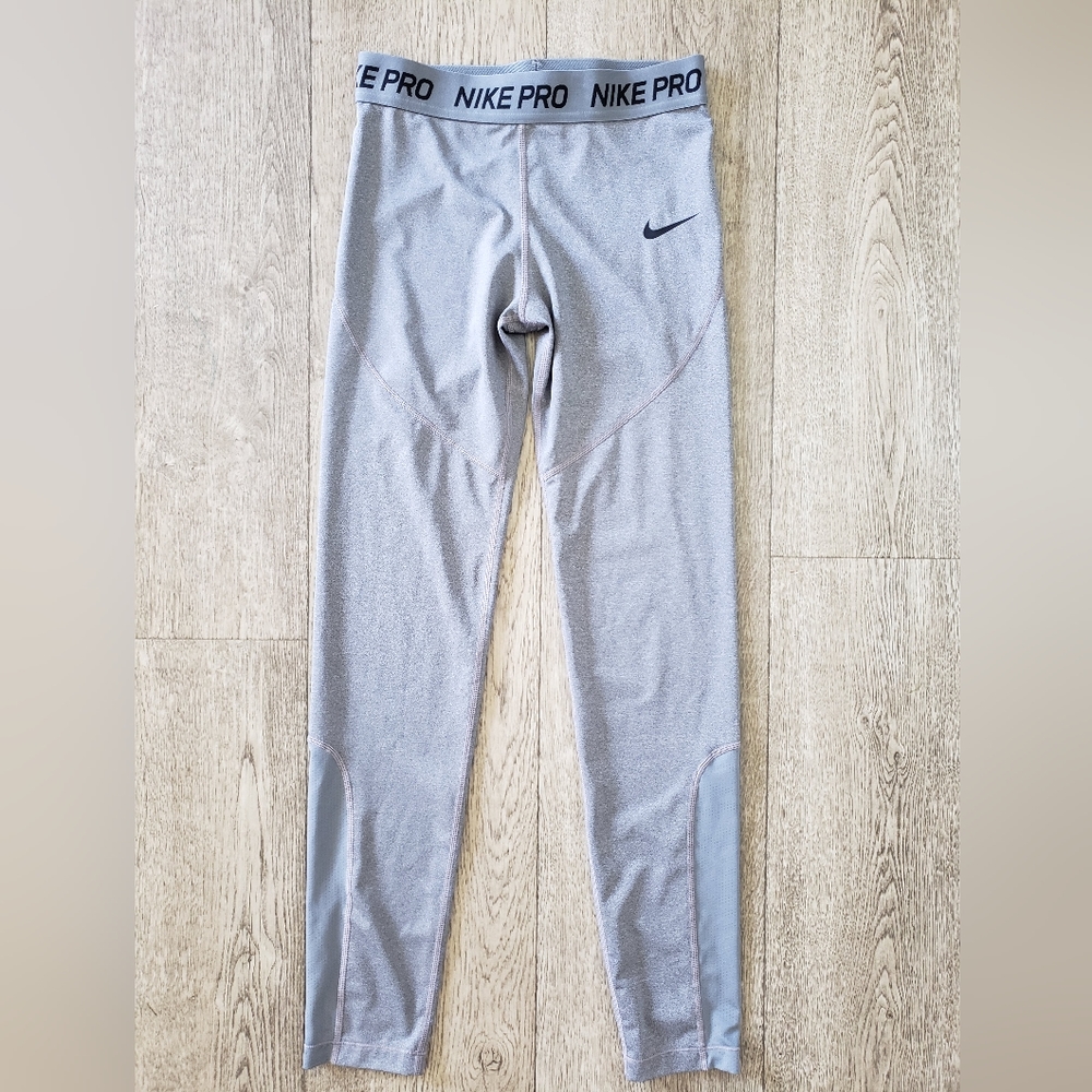 Nike Pro Dri-Fit Gray Leggings Womens XL